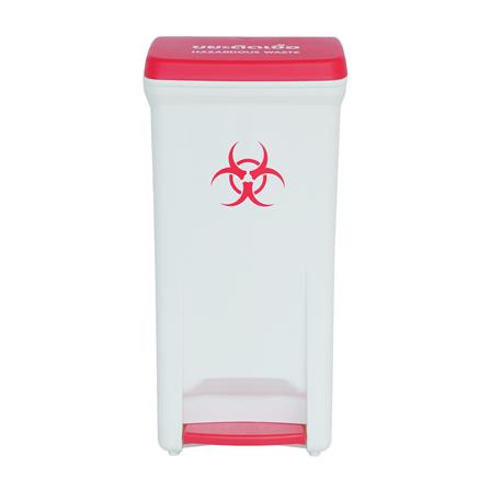 ถังขยะเหยียบแยกประเภท ACCO 32 ลิตร ฝาสีแดง_2