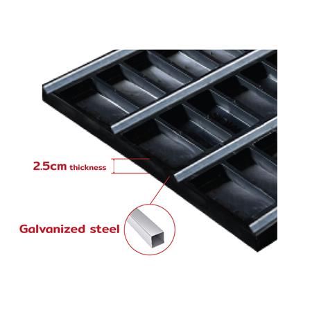 ไม้แบบพลาสติกหล่อคาน SON OF WOOD GI 52x150x2.5 ซม. สีดำ_2