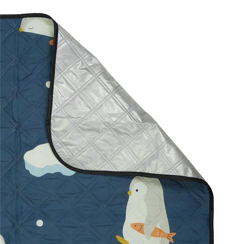 แผ่นอเนกประสงค์ HOME LIVING STYLE PENGUIN 195X195 ซม. สีน้ำเงิน