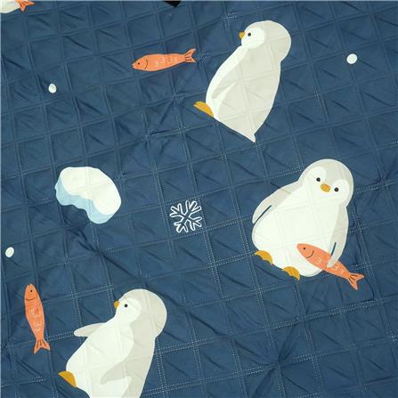 แผ่นอเนกประสงค์ HOME LIVING STYLE PENGUIN 195X195 ซม. สีน้ำเงิน_3