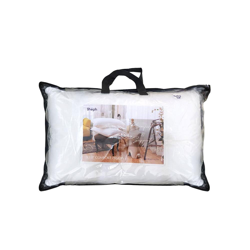 หมอนหนุน ไมโครไฟเบอร์ SHEPH COMFORT 19x29 นิ้ว สีขาว