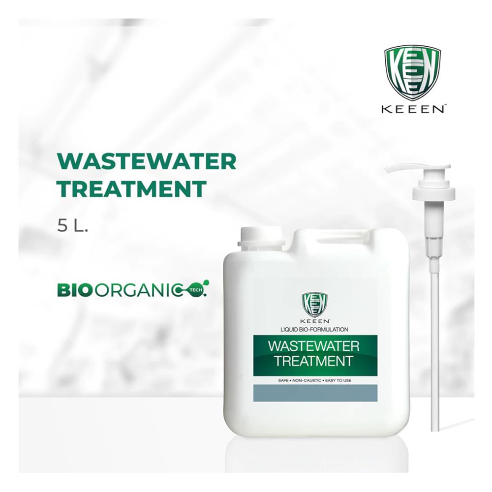 น้ำยาย่อยจุลินทรีย์บำบัดน้ำเสีย KEEEN 5 ลิตร