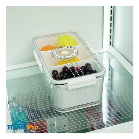 กล่องจัดเก็บในตู้เย็น 3 ช่อง ฝาบันทึกวันได้ KECH SYPA SIZE M_4