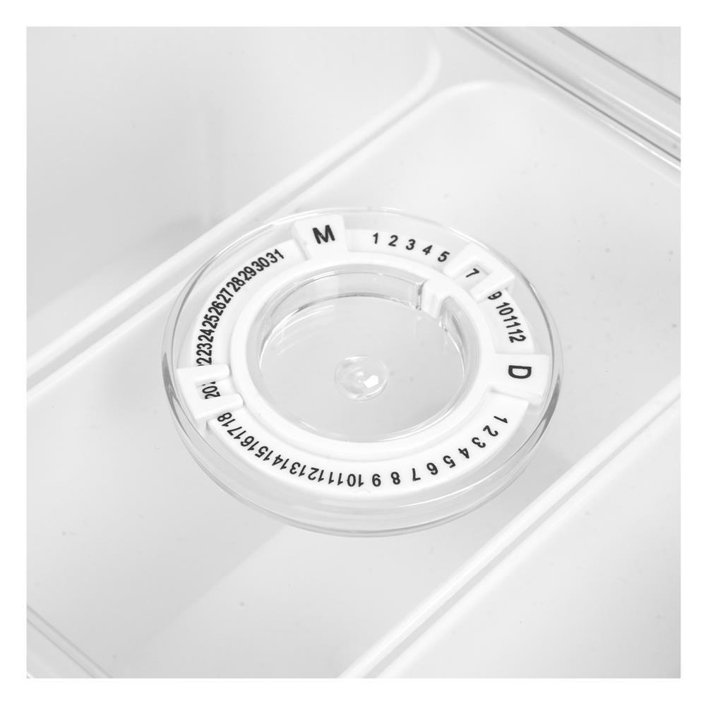 กล่องจัดเก็บในตู้เย็น 3 ช่อง ฝาซีลบันทึกวันได้ KECH SYPA