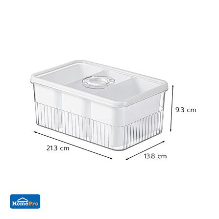 กล่องจัดเก็บในตู้เย็น 3 ช่อง ฝาซีลบันทึกวันได้ KECH SYPA_5