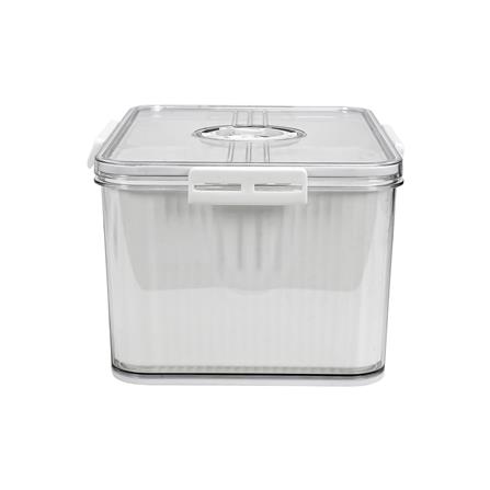 กล่องจัดเก็บในตู้เย็น 2 ช่อง พร้อมฝาบันทึกวัน KECH SYPA SIZE L_2