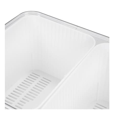 กล่องจัดเก็บในตู้เย็น 2 ช่อง พร้อมฝาบันทึกวัน KECH SYPA SIZE L_4