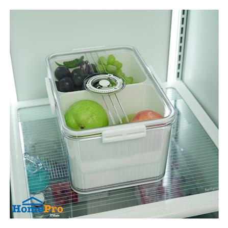 กล่องจัดเก็บในตู้เย็น 2 ช่อง พร้อมฝาบันทึกวัน KECH SYPA SIZE L_5