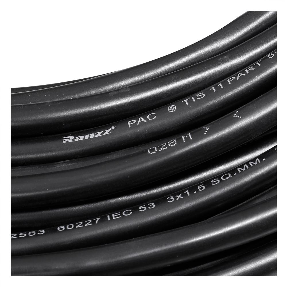 สายไฟ IEC53 RANZZ 3x1.5 ตร.มม. 100 ม. สีดำ