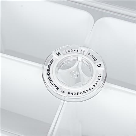 กล่องจัดเก็บในตู้เย็น 4 ช่อง ฝาซีลบันทึกวันได้ KECH SYPA_3