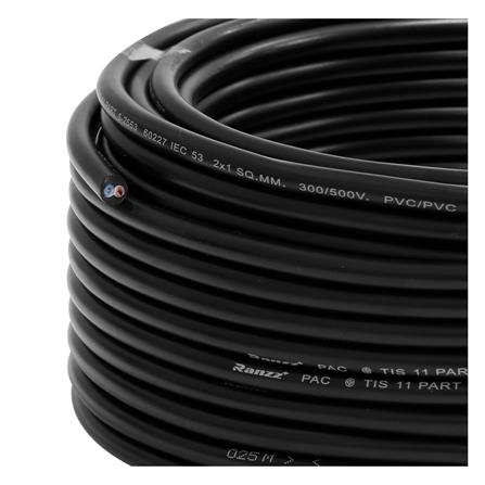 สายไฟ IEC53 RANZZ 2x1 ตร.มม. 30 ม. สีดำ_2