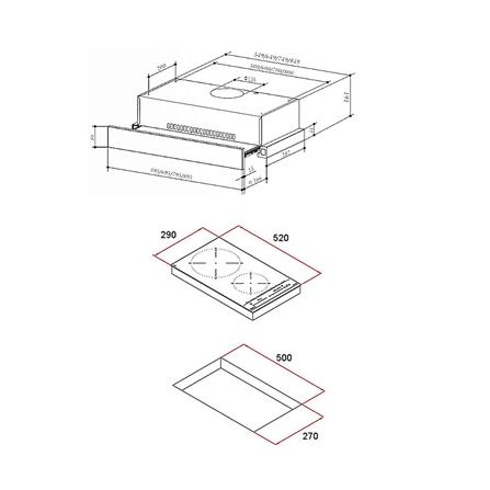 เตาฝัง+เครื่องดูดควัน TEKA IBS32920Q+TLR262BK สีดำ_4