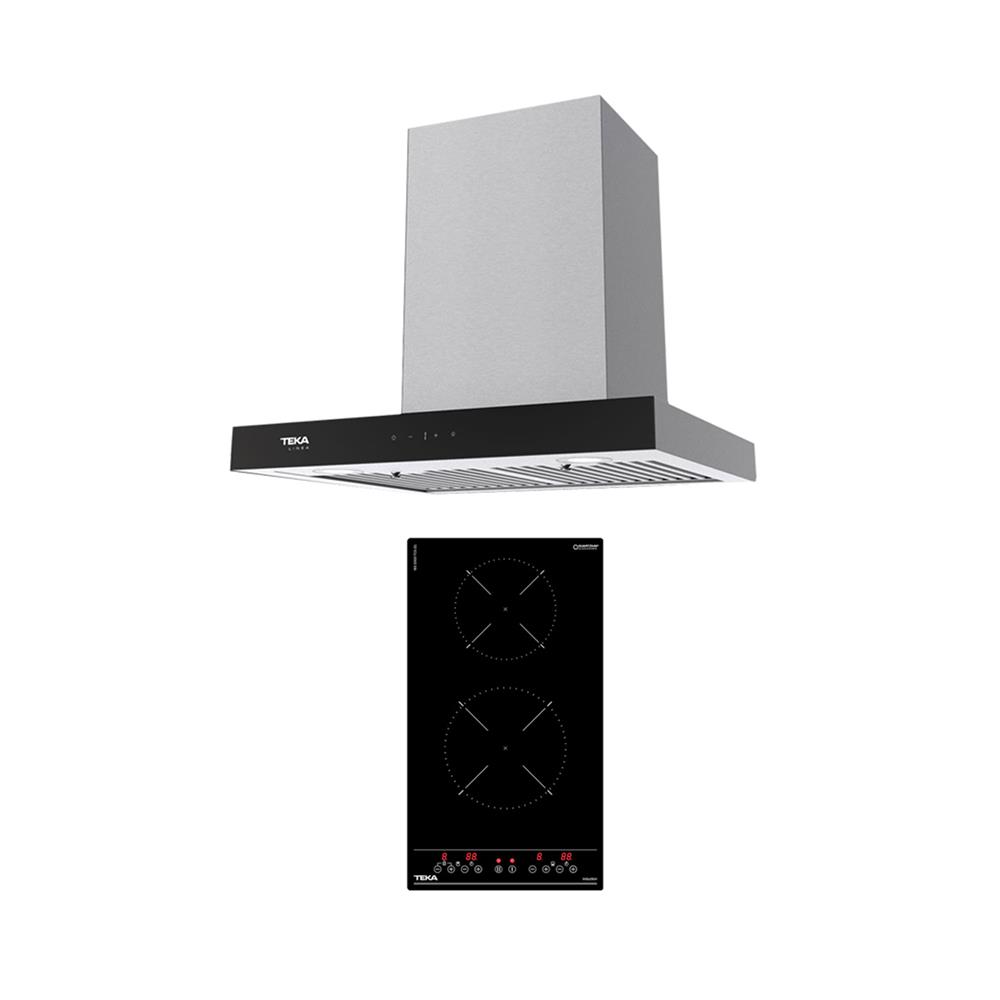 เตาฝัง+เครื่องดูดควัน LINEA IBS32920Q+LDHTC60SS สเตนเลส