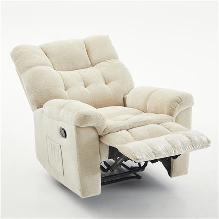 เก้าอี้ปรับเอนนอน FURDINI PUFF สีเบจ_5