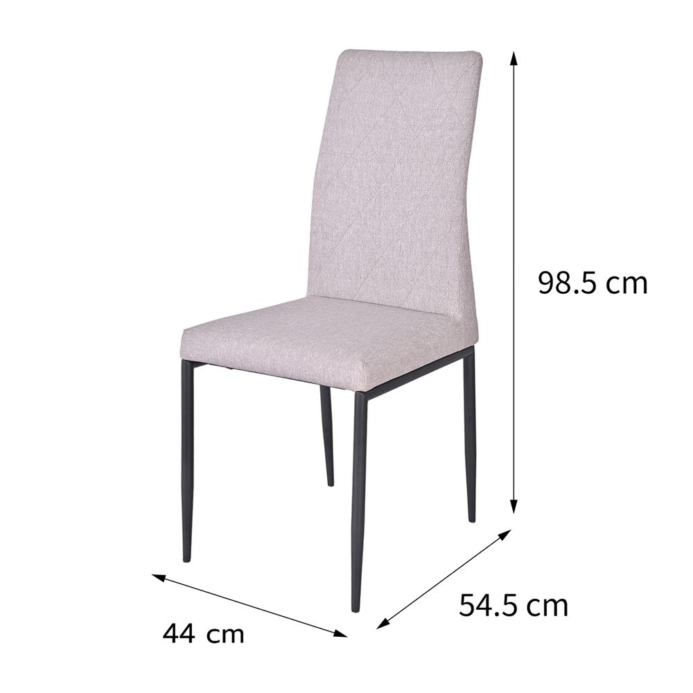 เก้าอี้ห้องอาหาร FURDINI BALCA สีเทา