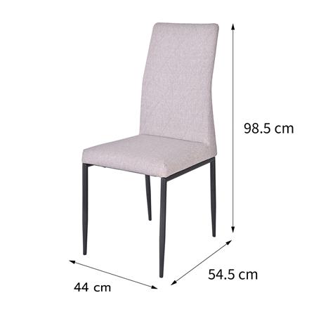 เก้าอี้ห้องอาหาร FURDINI BALCA สีเทา_8