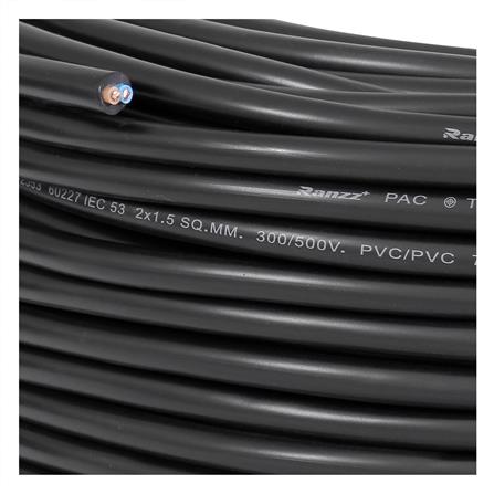 สายไฟ IEC53 RANZZ 2x1.5 ตร.มม. 100 ม. สีดำ_2