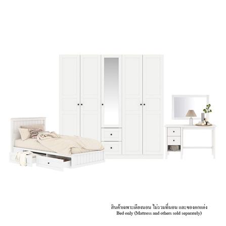 ชุดห้องนอน 3.5 ฟุต KONCEPT MONETA 59062011 สีขาว_0