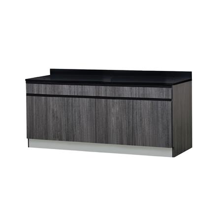 ตู้ตั้งพื้นท็อปเรียบ TSS B SANKI THE KITCHEN PRO 202.5 ซม. สีฟอเรสท์ต้าทีค_1