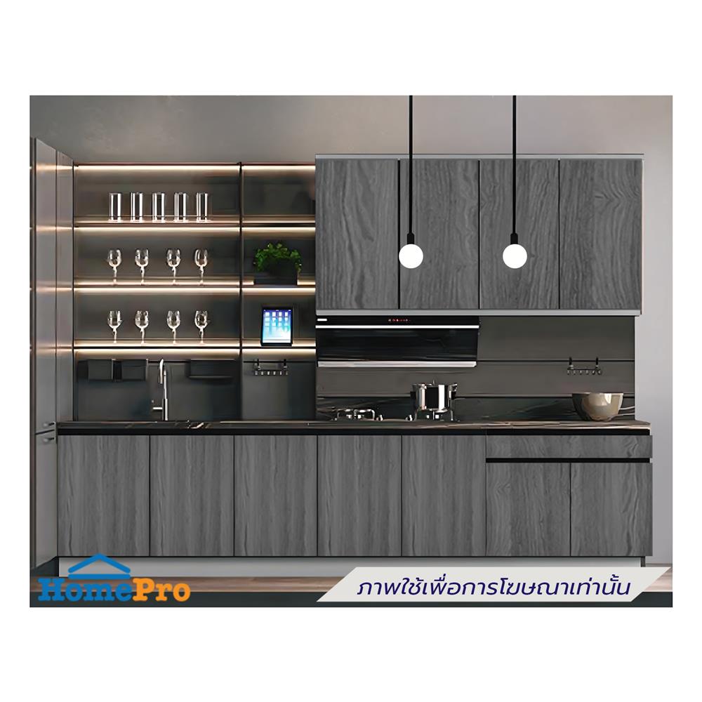 ตู้ตั้งพื้นท็อปเรียบ TSS B SANKI THE KITCHEN PRO 122.5 ซม. สีฟอเรสท์ต้าทีค