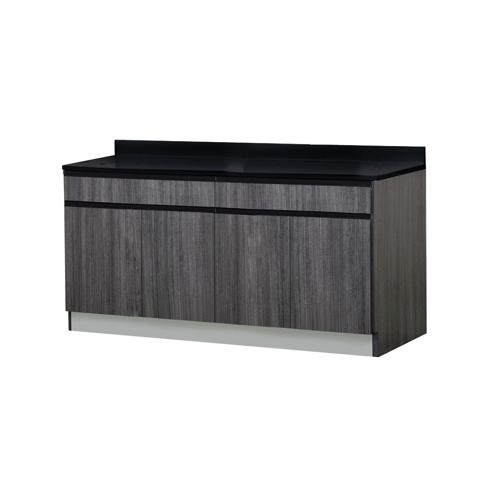 ตู้ตั้งพื้นท็อปเรียบ TSS B SANKI THE KITCHEN PRO 162.5 ซม. สีฟอเรสท์ต้าทีค