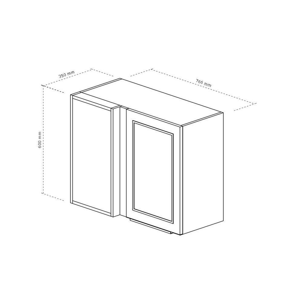 ตู้แขวนเข้ามุม STARMARK KYLIE_W7060C_L_SA_V1 76.6x60 ซม. สีครีม