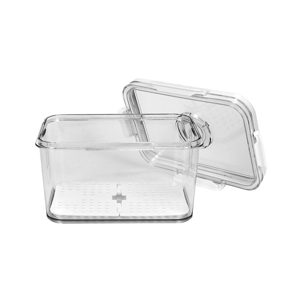 กล่องปิกนิกมีหูหิ้ว KECH SYPA SIZE S 21.8x16x12 ซม. สีใส