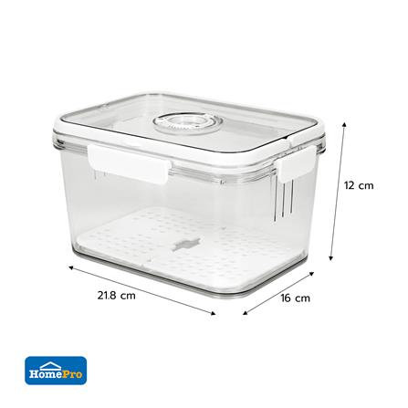 กล่องปิกนิกมีหูหิ้ว KECH SYPA SIZE S 21.8x16x12 ซม. สีใส_6