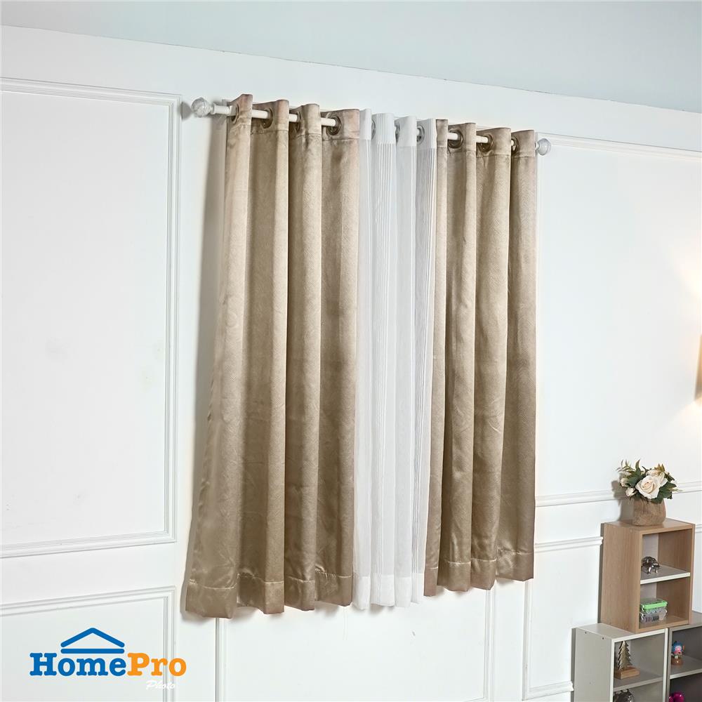 ผ้าม่าน EYELET HOME LIVING STYLE HENDRIX UV 150X160 ซม. สีทอง