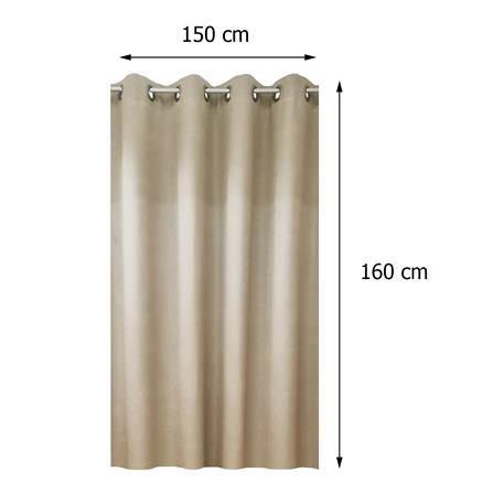 ผ้าม่าน EYELET HOME LIVING STYLE HENDRIX UV 150X160 ซม. สีทอง_6