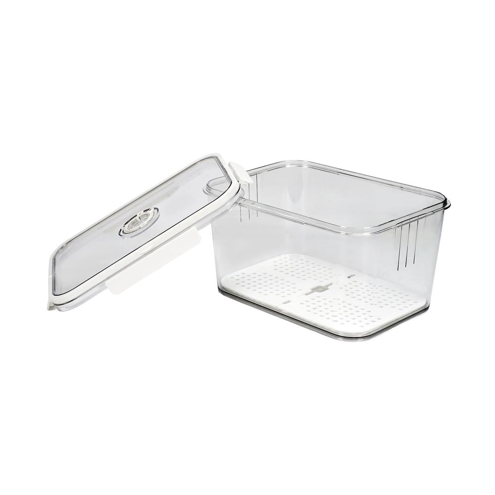 กล่องปิกนิกมีหูหิ้ว KECH SYPA SIZE L 27.8x20.3x15.3 ซม. สีใส