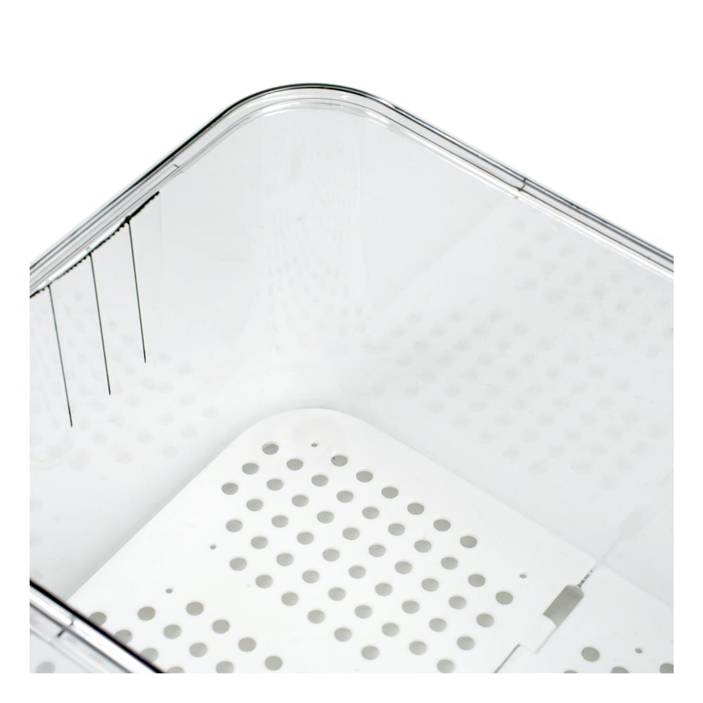 กล่องปิกนิกมีหูหิ้ว KECH SYPA SIZE L 27.8x20.3x15.3 ซม. สีใส