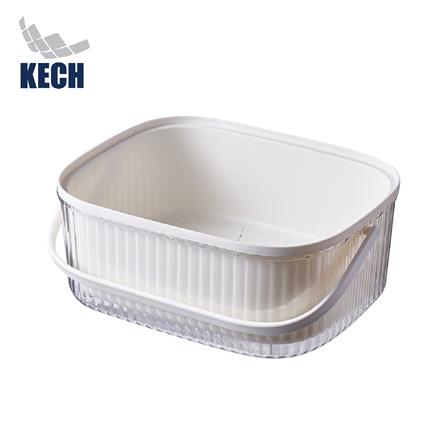 ตะกร้าระบายน้ำเหลี่ยมมีหูหิ้ว KECH SYPA_0