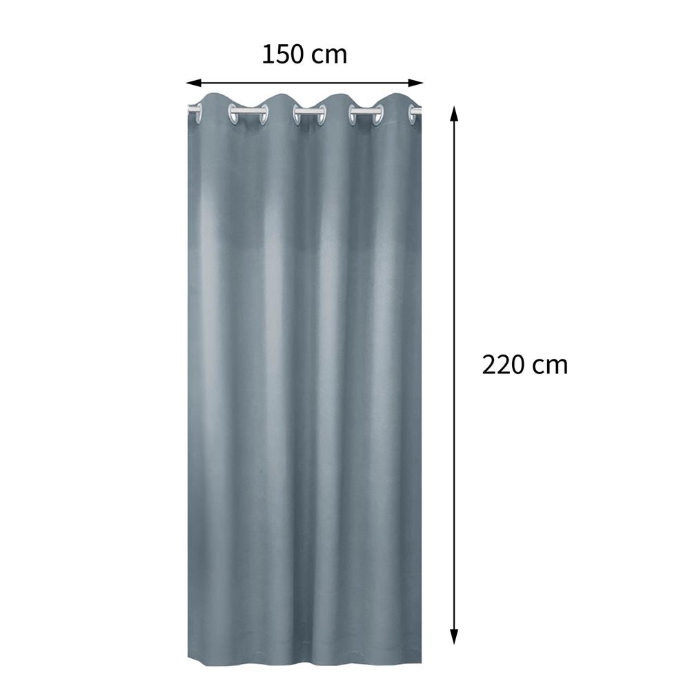 ผ้าม่าน EYELET HOME LIVING STYLE HENDRIX UV 150X220 ซม. สีเทา