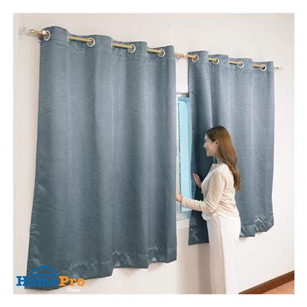 ผ้าม่าน EYELET HOME LIVING STYLE HENDRIX UV 150X160 ซม. สีเทา_3