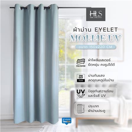 ผ้าม่าน EYELET HOME LIVING STYLE MOLLIE UV 150X220 ซม. สีเขียว_5