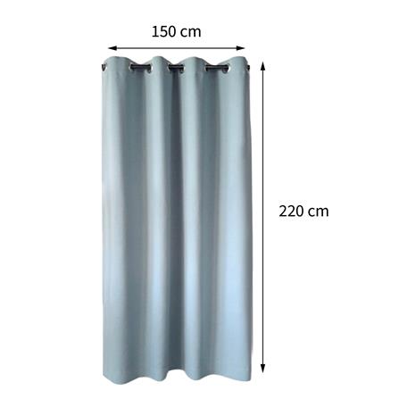 ผ้าม่าน EYELET HOME LIVING STYLE MOLLIE UV 150X220 ซม. สีเขียว_6