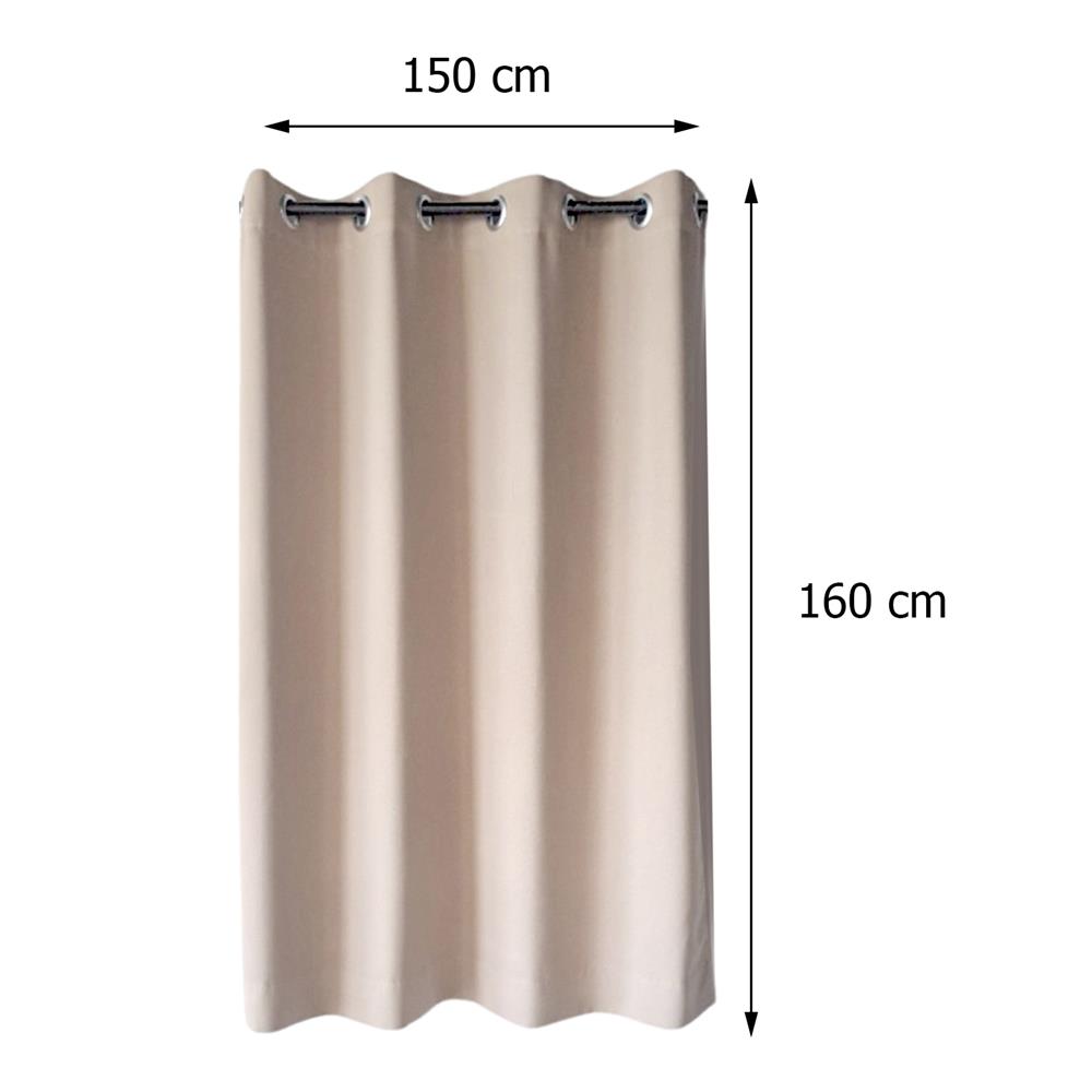 ผ้าม่าน EYELET HOME LIVING STYLE MOLLIE UV 150X160 ซม. สีน้ำตาล