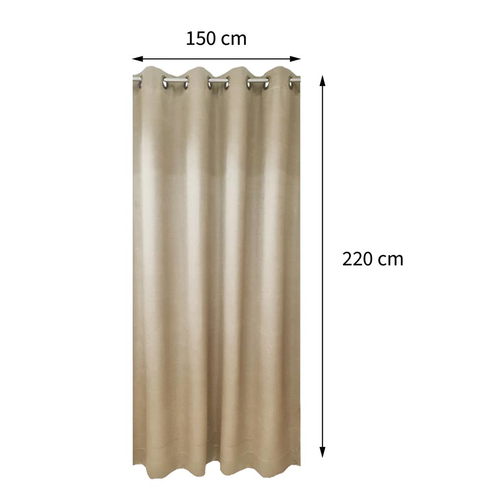 ผ้าม่าน EYELET HOME LIVING STYLE HENDRIX UV 150X220 ซม. สีทอง