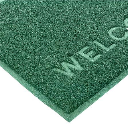 พรมเช็ดเท้าดักฝุ่น HOME LIVING STYLE W.NEO 60X80 ซม. สีเขียว_3