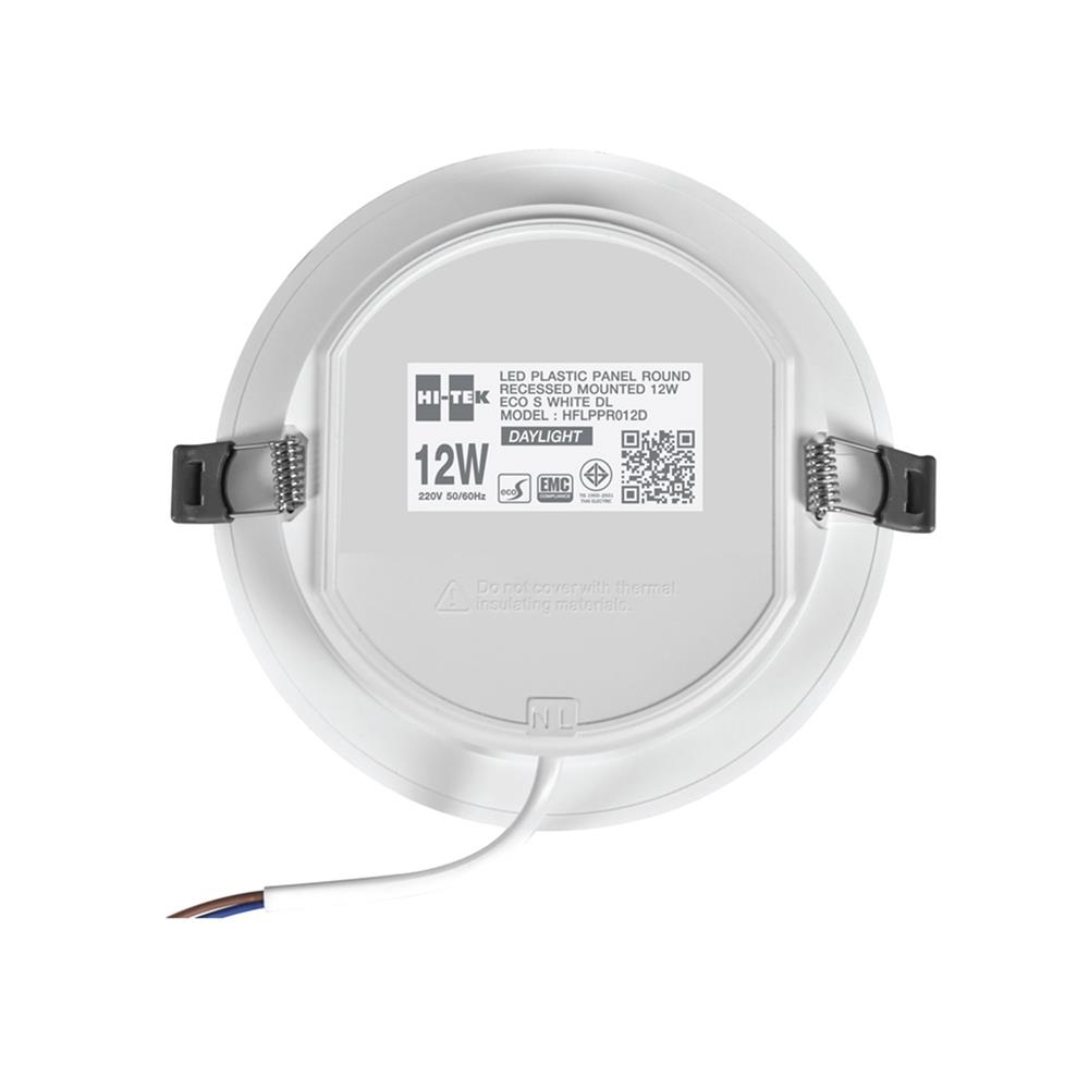 ดาวน์ไลท์ LED HI-TEK HFLPPR0 5 นิ้ว 12 วัตต์ DAYLIGHT สีขาว