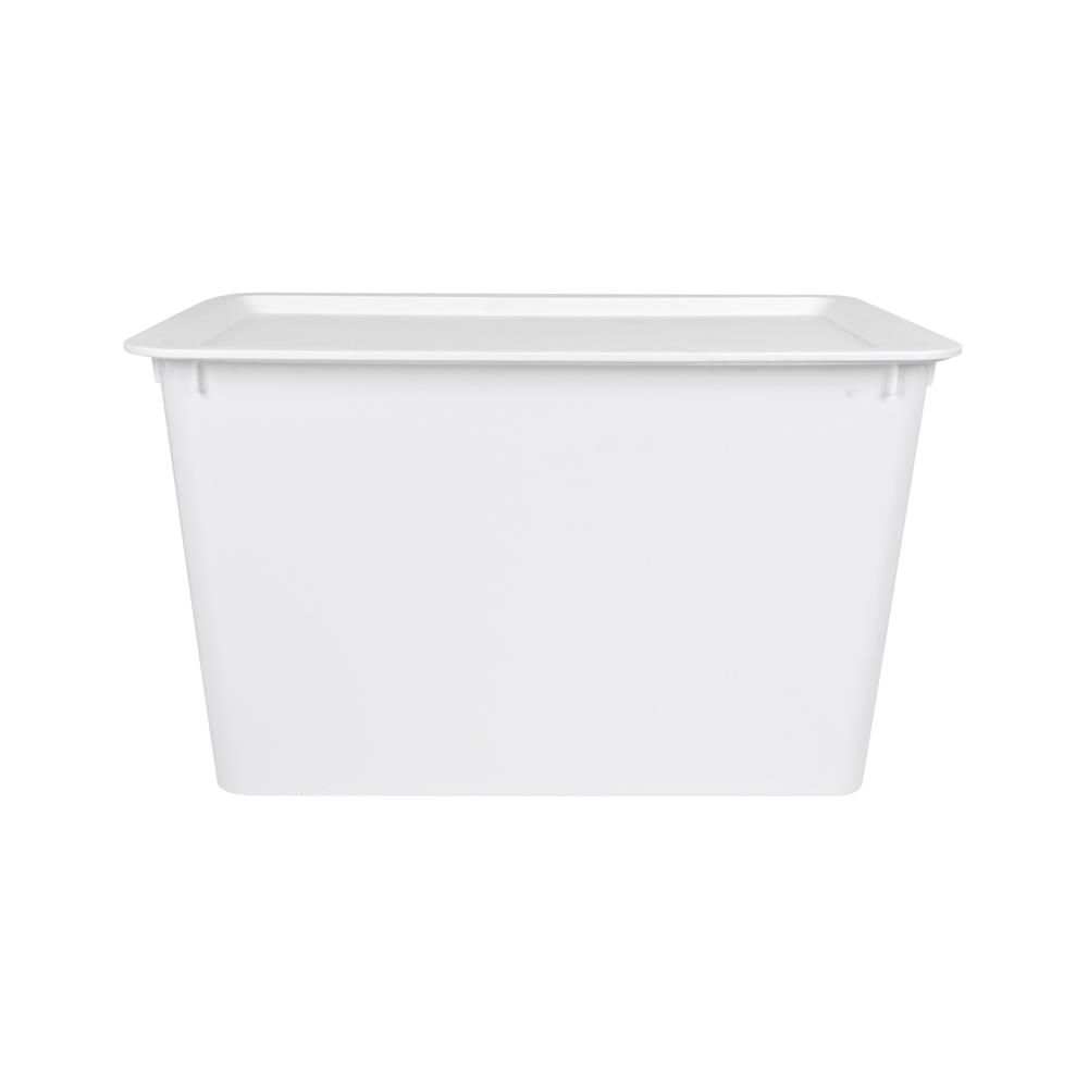 กล่องฝาปิด STACKO LITTLE SIZE XXL 37.5x25.5x22 ซม. สีขาว