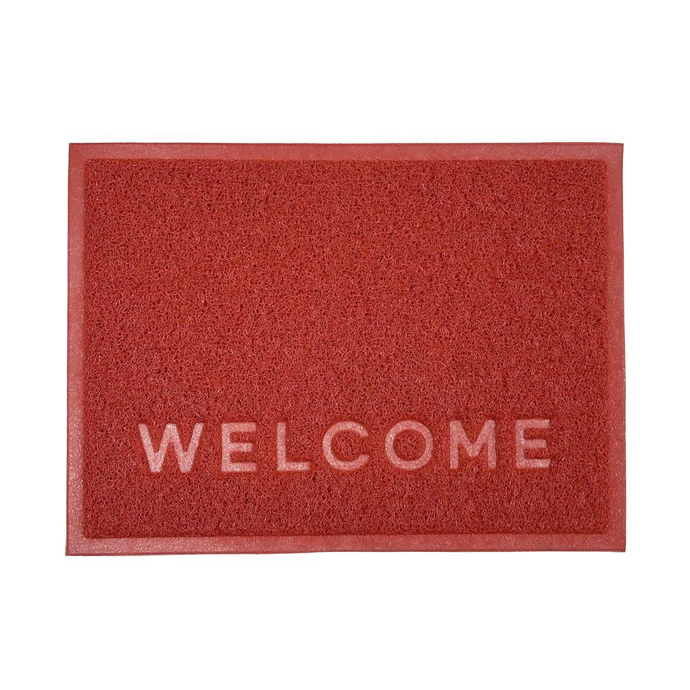 พรมเช็ดเท้าดักฝุ่น HOME LIVING STYLE W.NEO 50X70 ซม. สีแดง