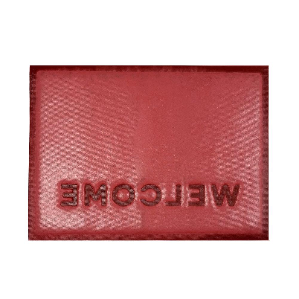 พรมเช็ดเท้าดักฝุ่น HOME LIVING STYLE W.NEO 50X70 ซม. สีแดง