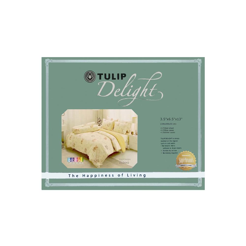 ชุดผ้าปูที่นอน 3.5 ฟุต (ชุด 3 ชิ้น) TULIP RABBIT 60113-DLD042