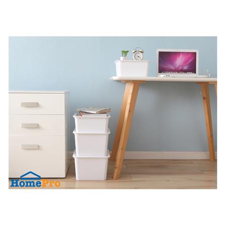 กล่องฝาปิด STACKO LITTLE SIZE M 27x27x12.5 ซม. สีขาว_5