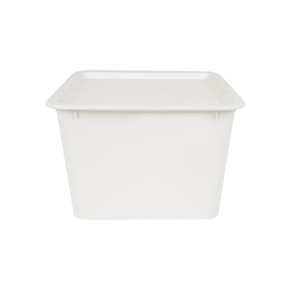 กล่องฝาปิด STACKO LITTLE SIZE L 27x27x18 ซม. สีขาว