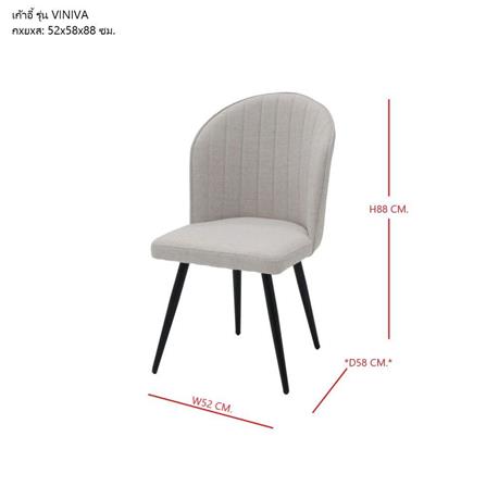 เก้าอี้ทานข้าว SB FURNITURE VINIVA 19233964 สีขาว_4