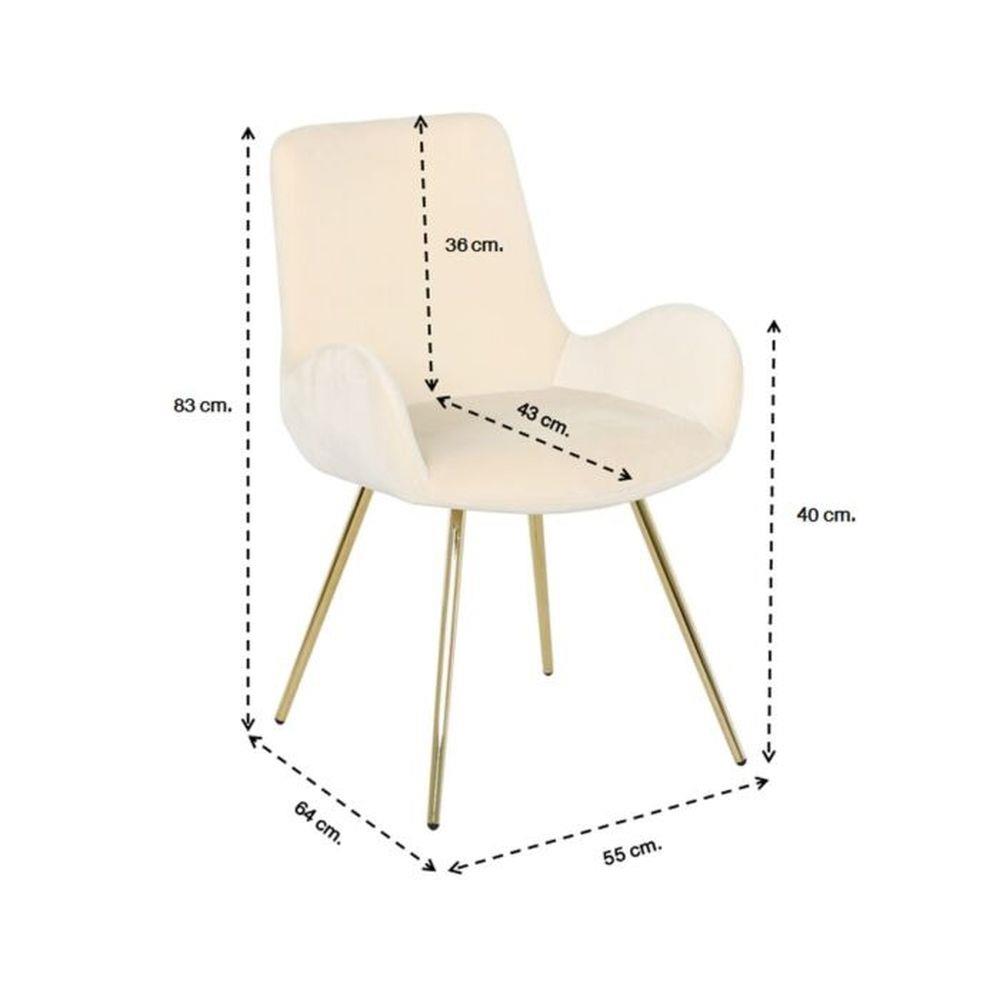 เก้าอี้ทานข้าว SB FURNITURE YOUTO 19198836 สีครีม