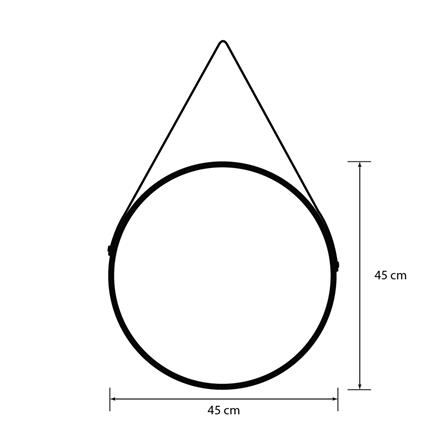 กระจกเงาตกแต่ง GIAVANI GV9824 45X45 ซม._5